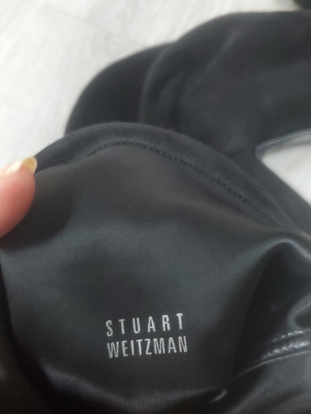 Stuart Weitzman Highland Black Over-the-Knee Boots Size 10 - Picture 10 of 13